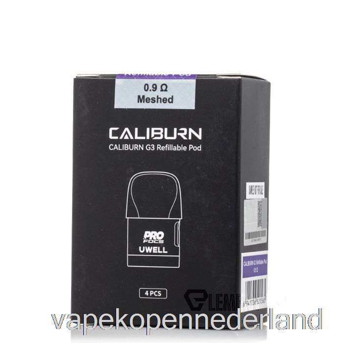 Elektronische Sigaret Vape Uwell Caliburn G3 Vervangende Pods 0.9ohm Caliburn G3 Pods